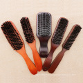 Brosse en poils de barbe en bois avec poils